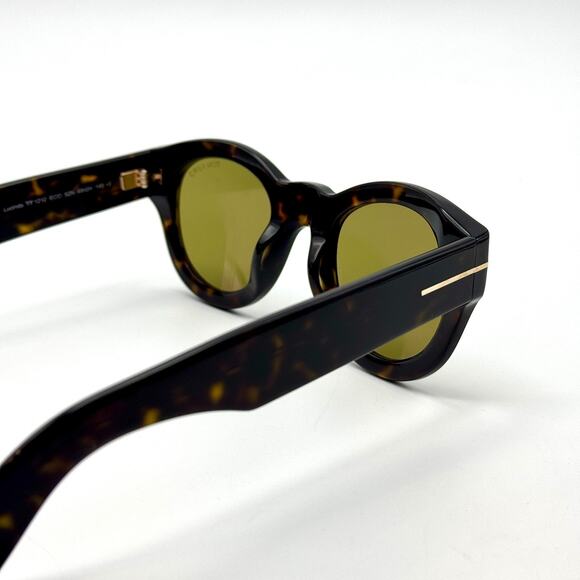 Tom Ford Sunglasses Lucinda TF1212 52N Havana Round Frame Green Lens 48-24-145 main image 2